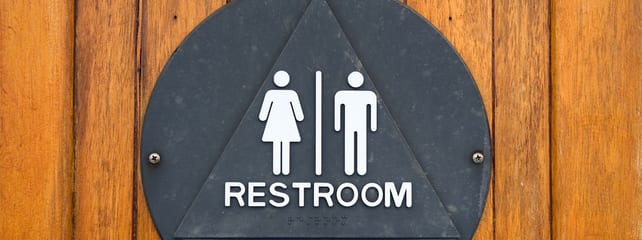 men and women restroom