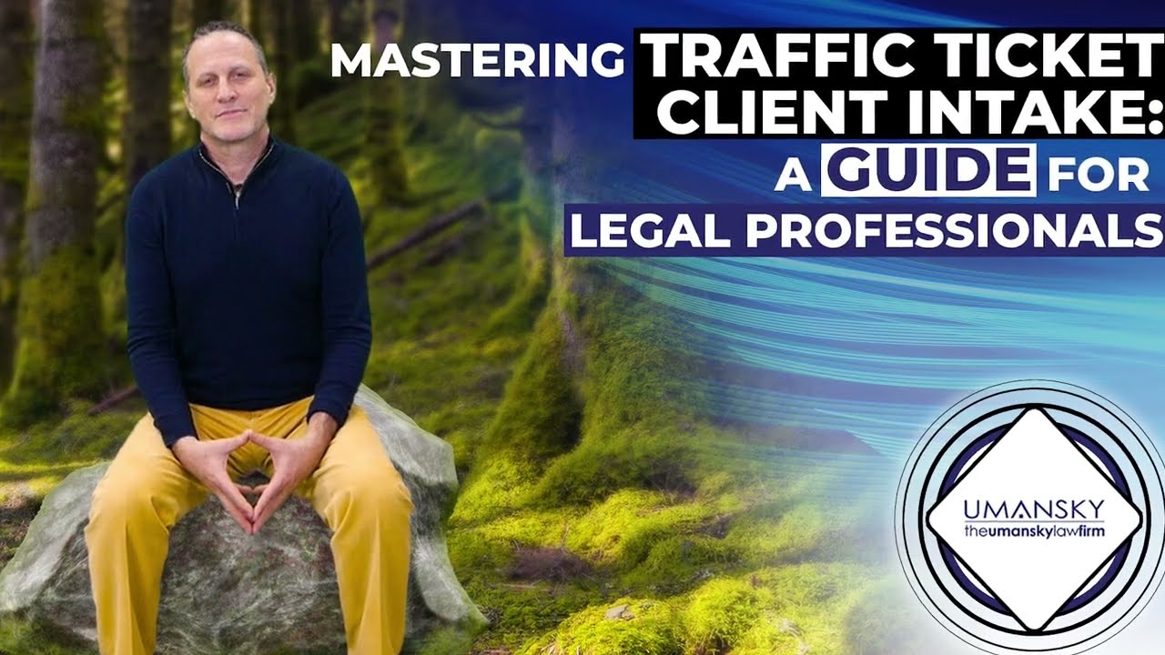 How to Close a Traffic Ticket Case | Bill Umansky's Training for Legal Representation