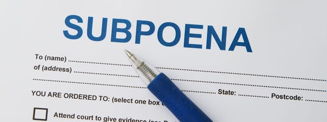Understanding Subpoenas