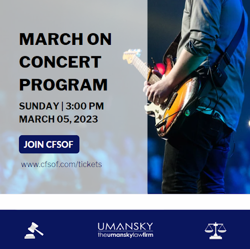 March on concert program, Community Involvement